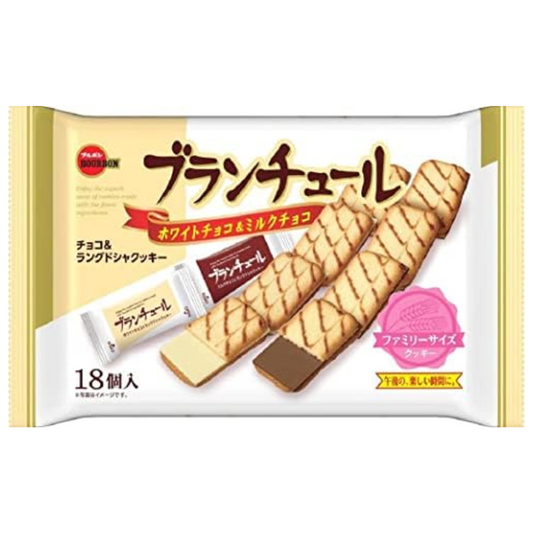 Branchor (biscuit filled with creamy chocolate and white chocolate)