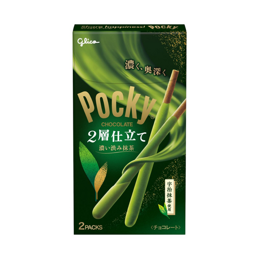 Two-layer poke with a rich matcha flavor