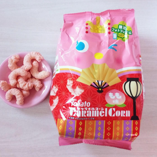 كَرامل كورن بنكهة الخوخ