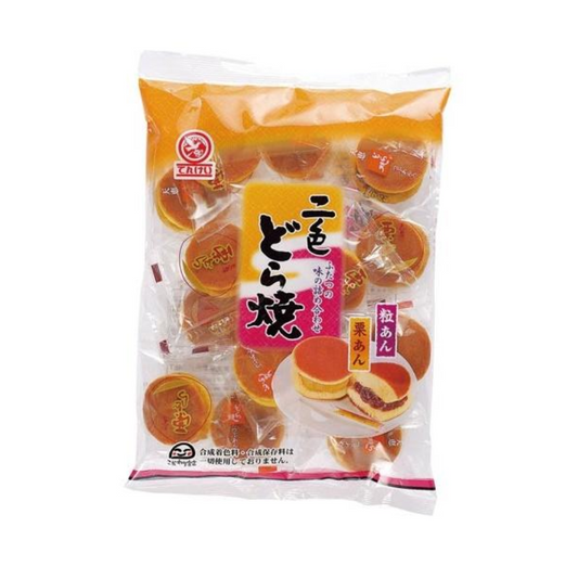 Dorayaki in two flavors