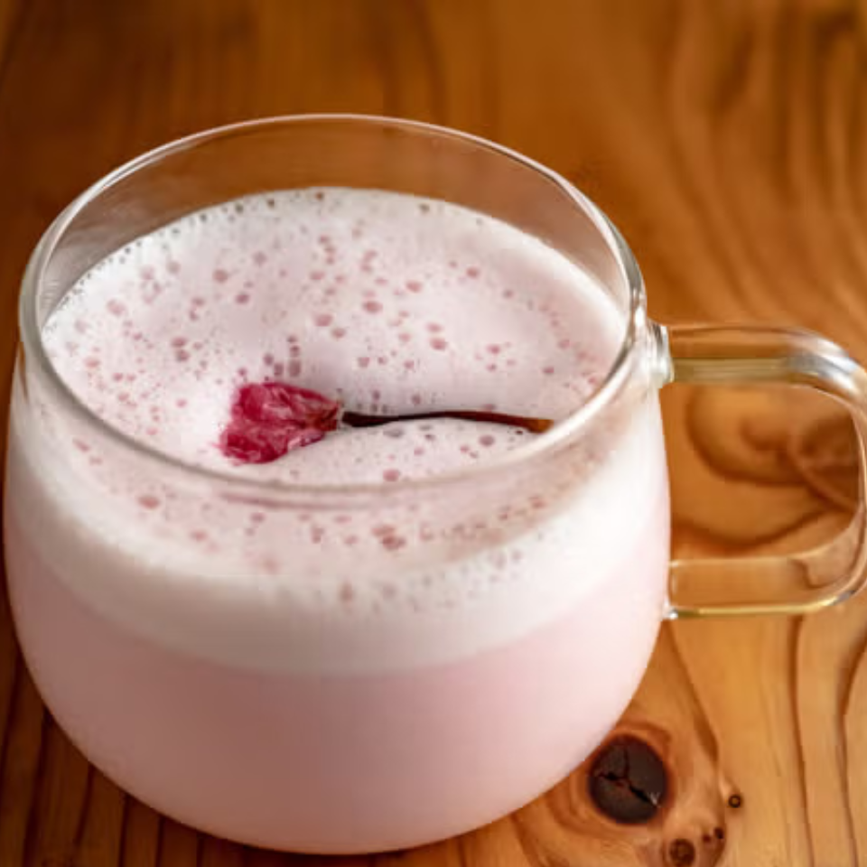 Sakura Latte (100g) – Infused with local Japanese cherry blossoms