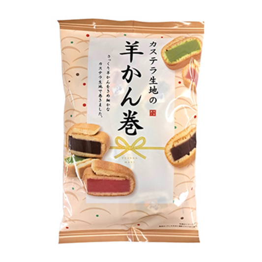 Yokanmaki (sweet bean roll)