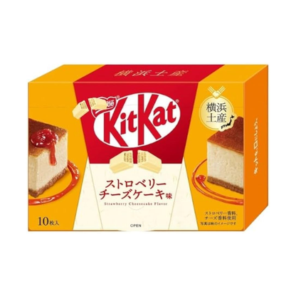 كيت كات بنكهة تشيز كيك الفراولة