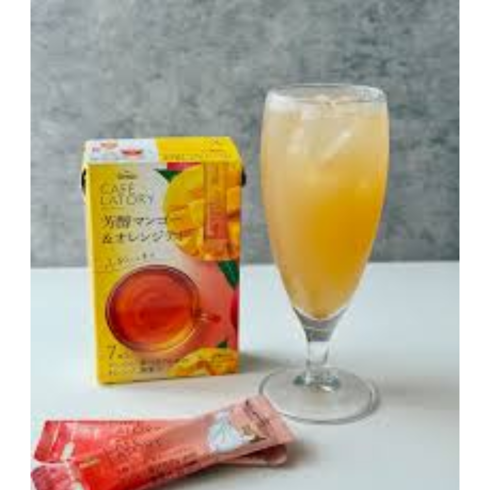 Rich mango and orange tea