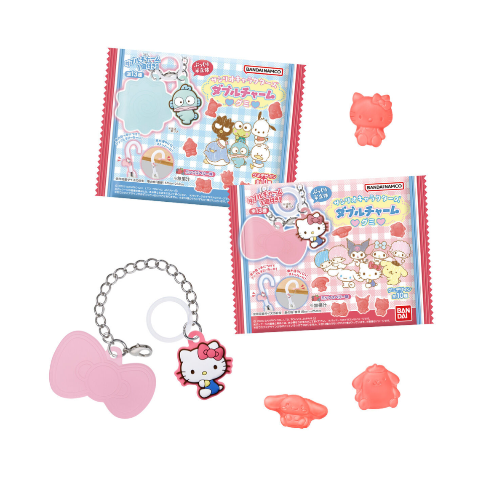 خصيات سانريو غومي تشارم مزدوج