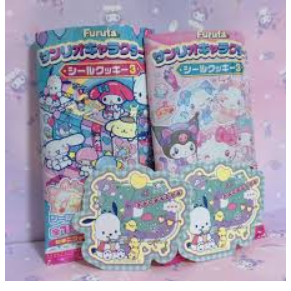 Sanrio Characters Sticker Biscuits